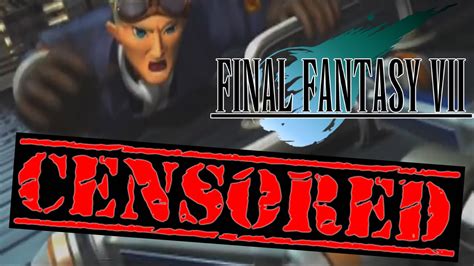Final Fantasy 7 Censored Ending Cutscenes Swearing Removed Documentary Purposes Youtube