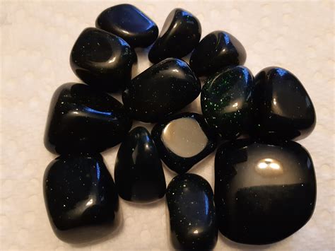 Green Goldstone Tumbled Stones Choose 4 Oz 8 Oz Or 1 Lb Bulk Lots A