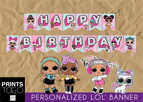 Lol Surprise Birthday Banner