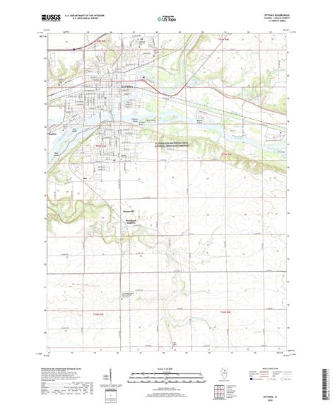 Mytopo Ottawa Illinois Usgs Quad Topo Map