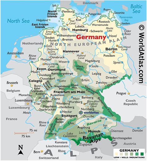 Mountain Ranges In Germany Map Time Zones Map Gambaran