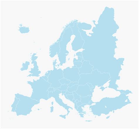Powerpoint Europe Map For Presentation Hd Png Download Transparent