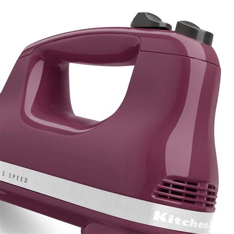 Pro whisk great for whipping egg whites to fluffy peaks or cream to top desserts. KitchenAid Ultra Power 5-Speed Boysenberry Hand Mixer with ...