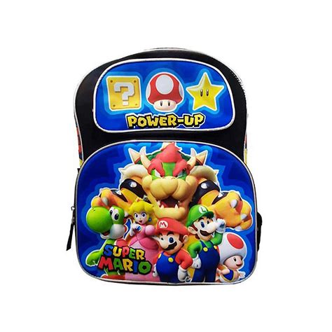 Super Mario 12 Inch 3d Molded Kids Backpack Oriental Trading