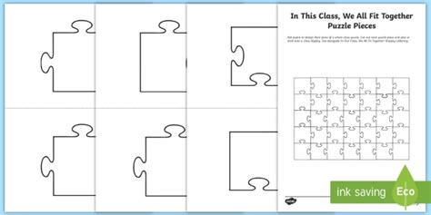 Jigsaw Puzzle Template 12 Pieces Pdf Template
