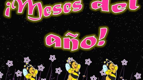 Canción Los Meses Del Año En Español Para Niños Youtube