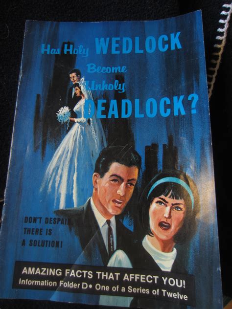 vintage has holy wedlock become unholy deadlock amazing facts that