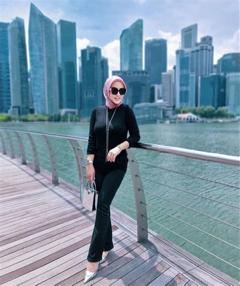 Gaya Fesyen Hijab Cewek Mamba Ala Syahrini Elegan Dan Menawan