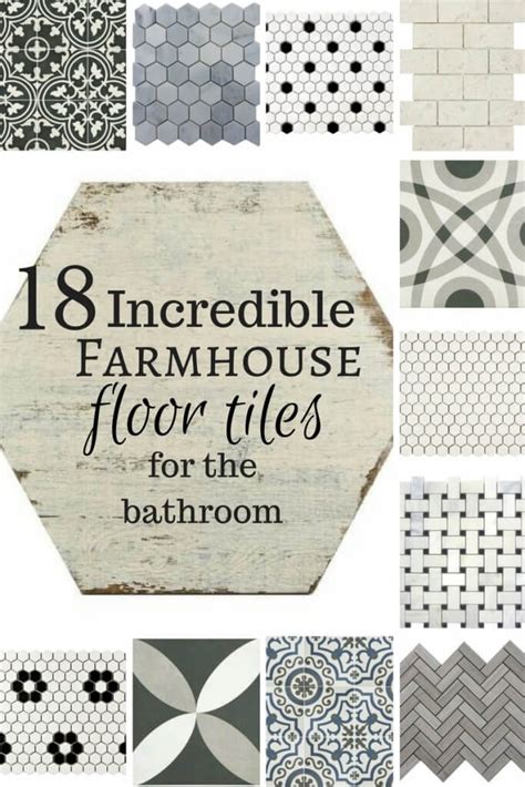 Farmhouse Bathroom Floor Tile Ideas