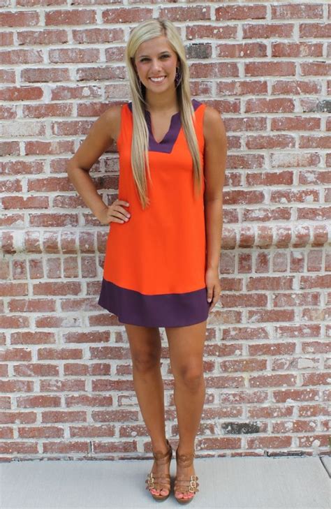 Clemson Game Day Dress Gameday Dress Clemson Outfits Clemson Gameday Outfit