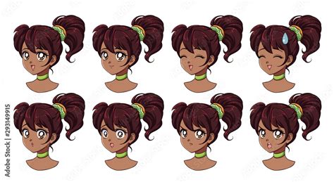 Anime Girl Hairstyles Ponytail