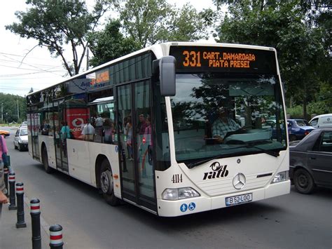 Public Bus Transportation In Bucharest Romania Image Free Stock