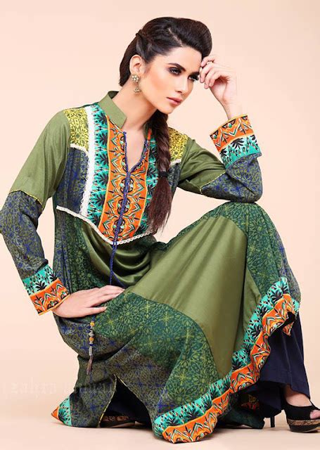 Zahra Ahmed Rangeela Re Summer Collection 2013 14 Gorgeous Casual And
