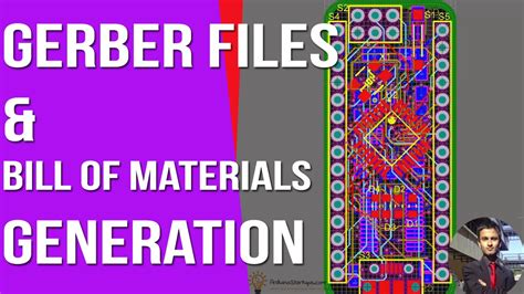 Generating The Gerber Files And Bom In Altium Arduino Pcb Design