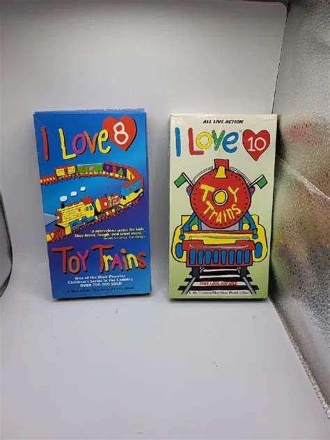 Vhs I Love Toy Trains And Tom Mccomas Production Vhs Tm Books Video Picclick