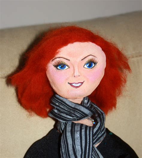 Female Doll Red Hair Red Hair Halloween Face Makeup Doll Female