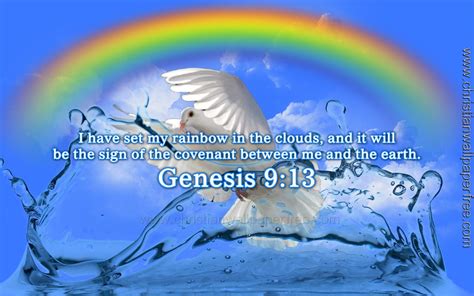 Genesis 9 Verse 13 Niv Christian Wallpaper Free