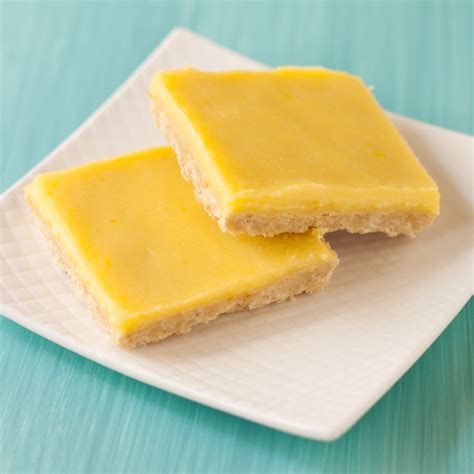 Bake for 5 minutes and remove. Lemon bars with shortbread crust | Gluten-free | Low-sodium
