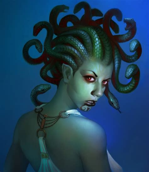 Fantasy Art Medusa S Beauty D Digital Digital Paintings Fantasy Portraitcoolvibe