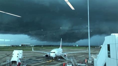 Tornado Impacts Brisbane Airport In Supercell Storm Event More Wild