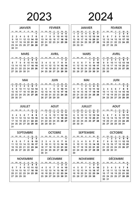 Calendrier Scolaire 2023 2024 Excel Word Et Pdf 51 Off