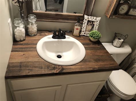 30 Wood Slab Bathroom Vanity Top