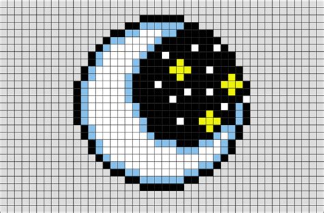 Moon Pixel Art Brik