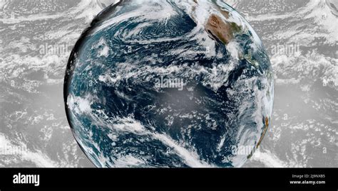 View Of Earth From Space Pacific Northwest Elements Of This Image