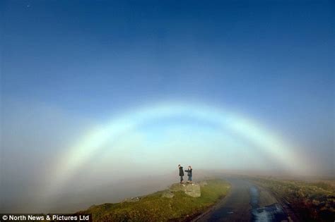 I Can See A Fogbow Rare Phenomenon Seen In The Cumbrian Sky As Autumn