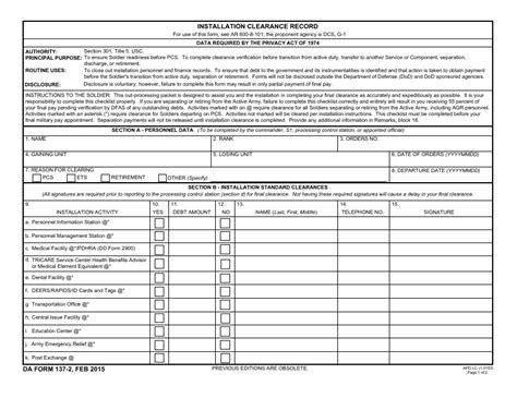 Da Form 137 2 Fill Out Sign Online And Download Fillable Pdf