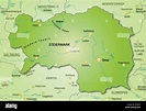 map of styria as an overview map in green Stock Vector Image & Art - Alamy