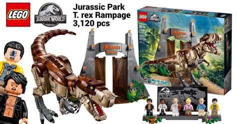 Lego Jurassic World 75936 Jurassic Park T Rex Rampage Cover The