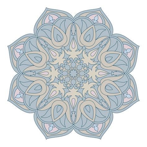 Vector Mandala Oriental Decorative Element Islam Arabic Indian