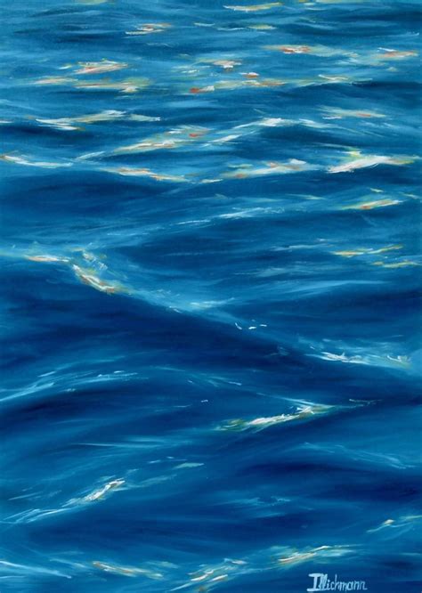 Blue Water Painting By Liza Illichmann Saatchi Art