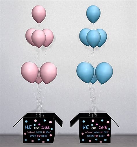 Sims 4 Cc Gender Reveal Balloons
