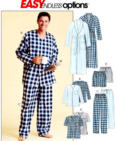 Mens Pyjama Bottoms Sewing Pattern Fustisyamaya