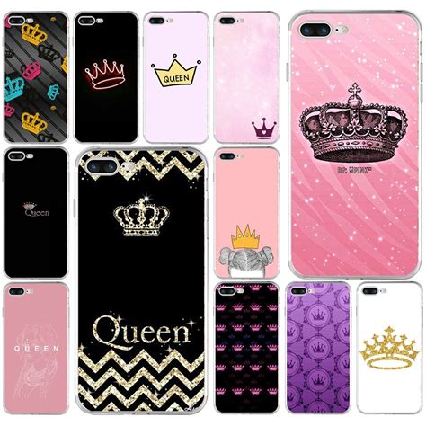 244aq Princess Queen Boss Crown King For Apple Soft Tpu Silicone Cover