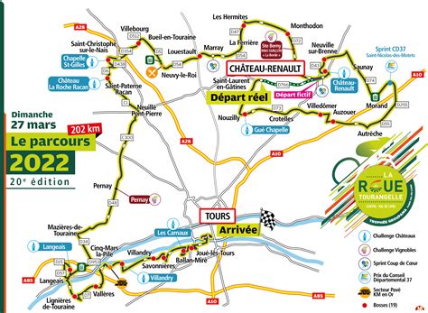 Le parcours de la 20e Roue Tourangelle dévoilé entre Château Renault