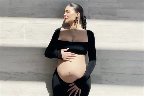 Pregnant Kylie Jenner Shows Off Baby Bump For First Time In New Video