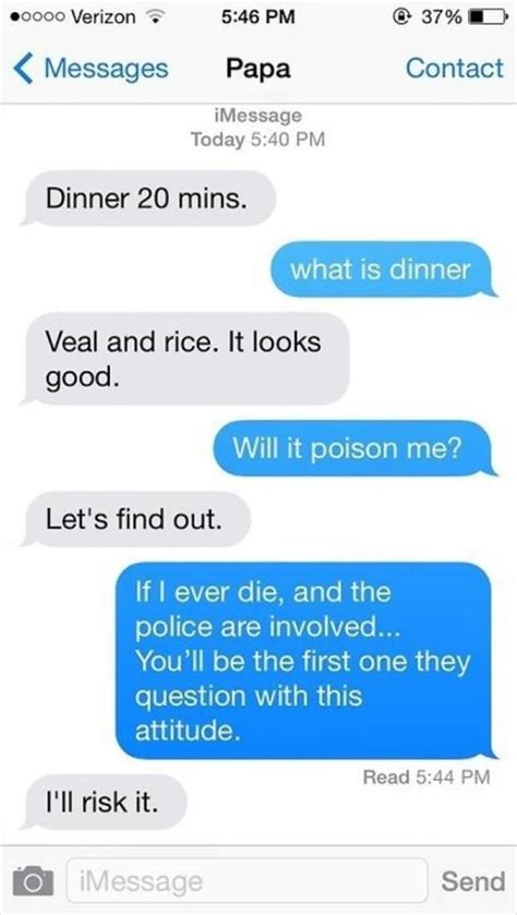 25 Funniest Text Messages Between Parents And Their Children Funmary