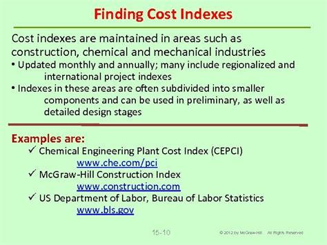 Chapter 15 Cost Estimation And Indirect Costs Lecture