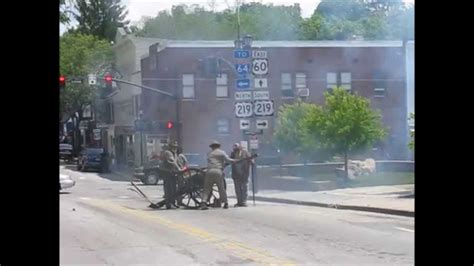 Battle Of Lewisburg Reenactment Cannon Firing By Jhf Youtube