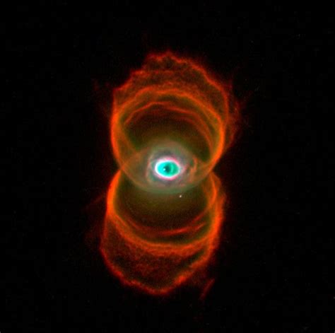 The Hourglass Nebula Or Mycn18 Is A Young Planetary Nebula Planetary