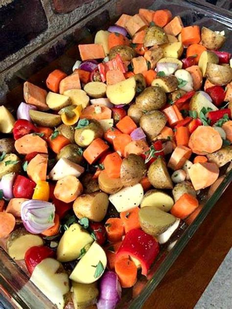 Recipe Easy Oven Roasted Vegetables Clean Eats Fast Feets