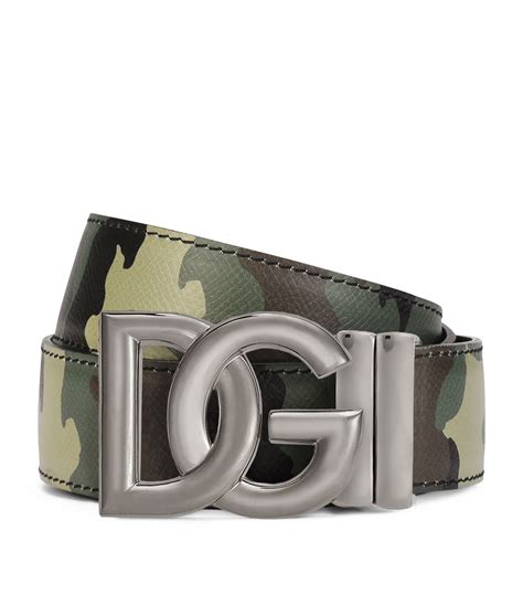 Dolce Gabbana Multi Leather Reversible Logo Belt Harrods Uk