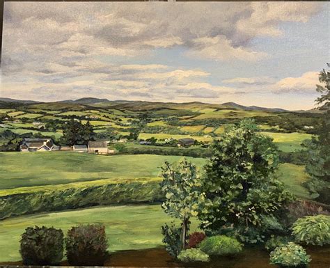 Custom Landscape Painting From Photo Irish Landscape Oil Painting