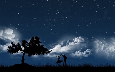 Beautiful Night Sky Wallpaperwallpaper Background