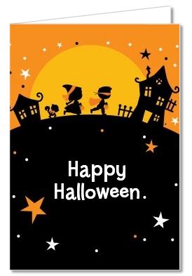 Thank you very much for the great treat! Halloween Thank You Cards | Trick or Treat Thank You Notes