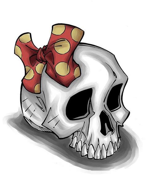 Lady Skull Girl Skull Girly Skull Tattoos Skull Bones