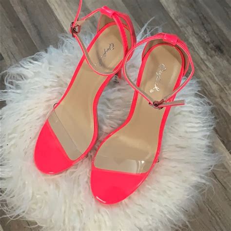 Qupid Shoes Hot Pink Heels Poshmark